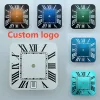 NH35 Dial watch dial Custom Logo Square Dial Roma/Arabic Numeral Dial Square watch fit NH35 date at 6 o'clock movement Watch