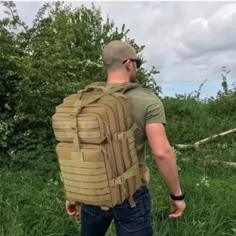 Quality Travel Outdoor Camouflage Sports Bag Camping Men Tactical Backpack Large Capacity Bags_voghion.com