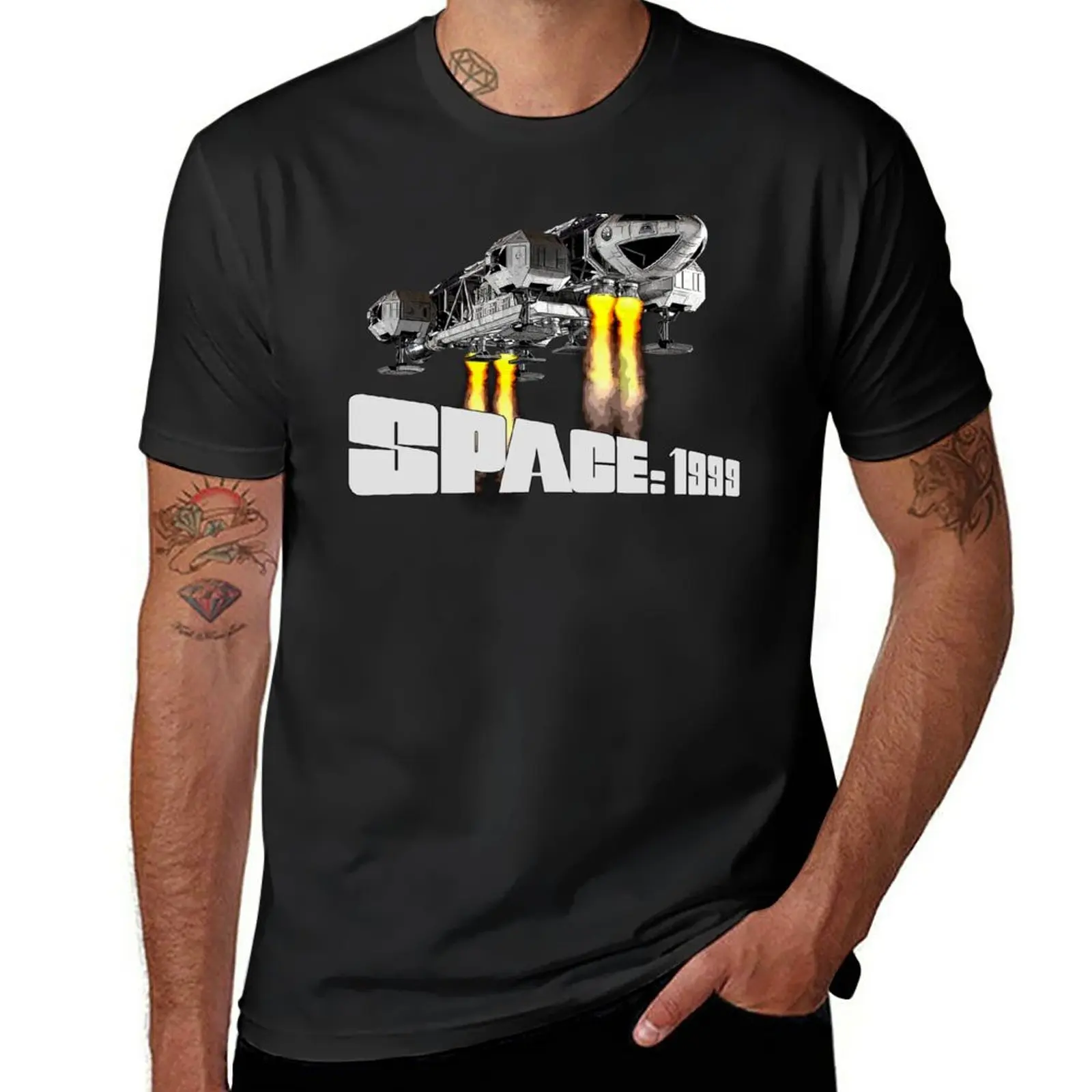 

New SPACE 1999- LIFT OFF T-Shirt plus size t shirts tops men t shirt
