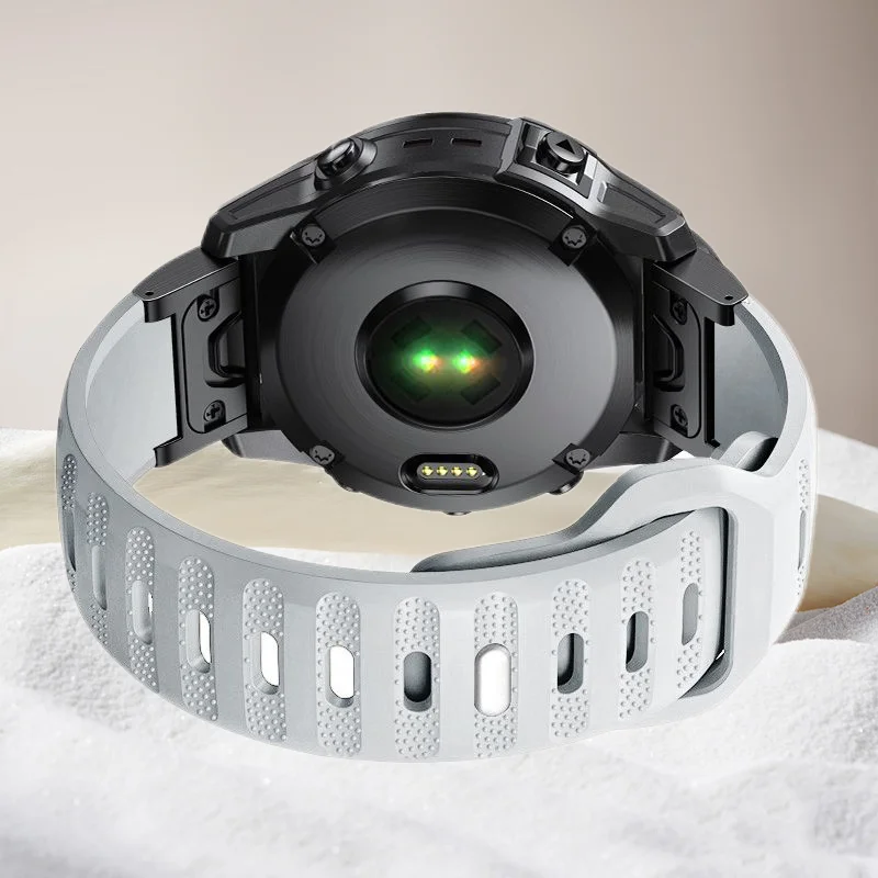 Versatile Silicone Quick Release Smartwatch Band - 22mm/26mm Strap
