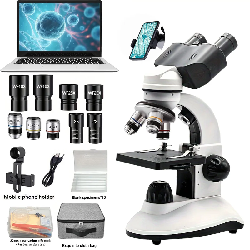 Microscope Stéréo Binoculaire Zoom 3.5X-180X - Distance De Travail 30-165mm, Tête Inclinable, Pour Bijouterie, Archéologie