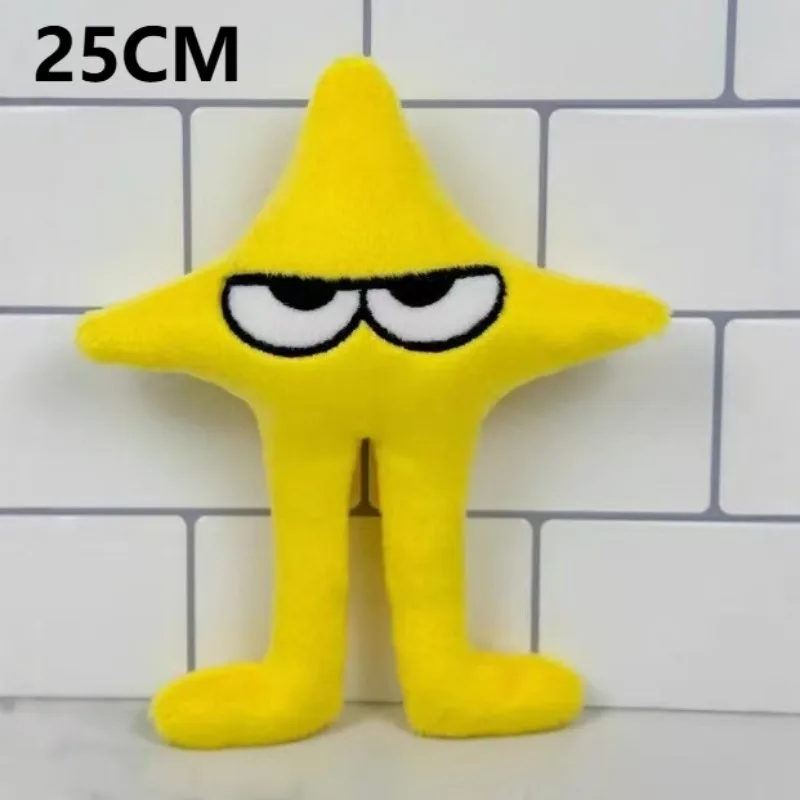 25cm Kawaii Pixel Game Deltarune Series Star Shaped Plush Toy Creativity Cartoon Role Starwalker Exquisite Stuffed Toy Fans Gift
