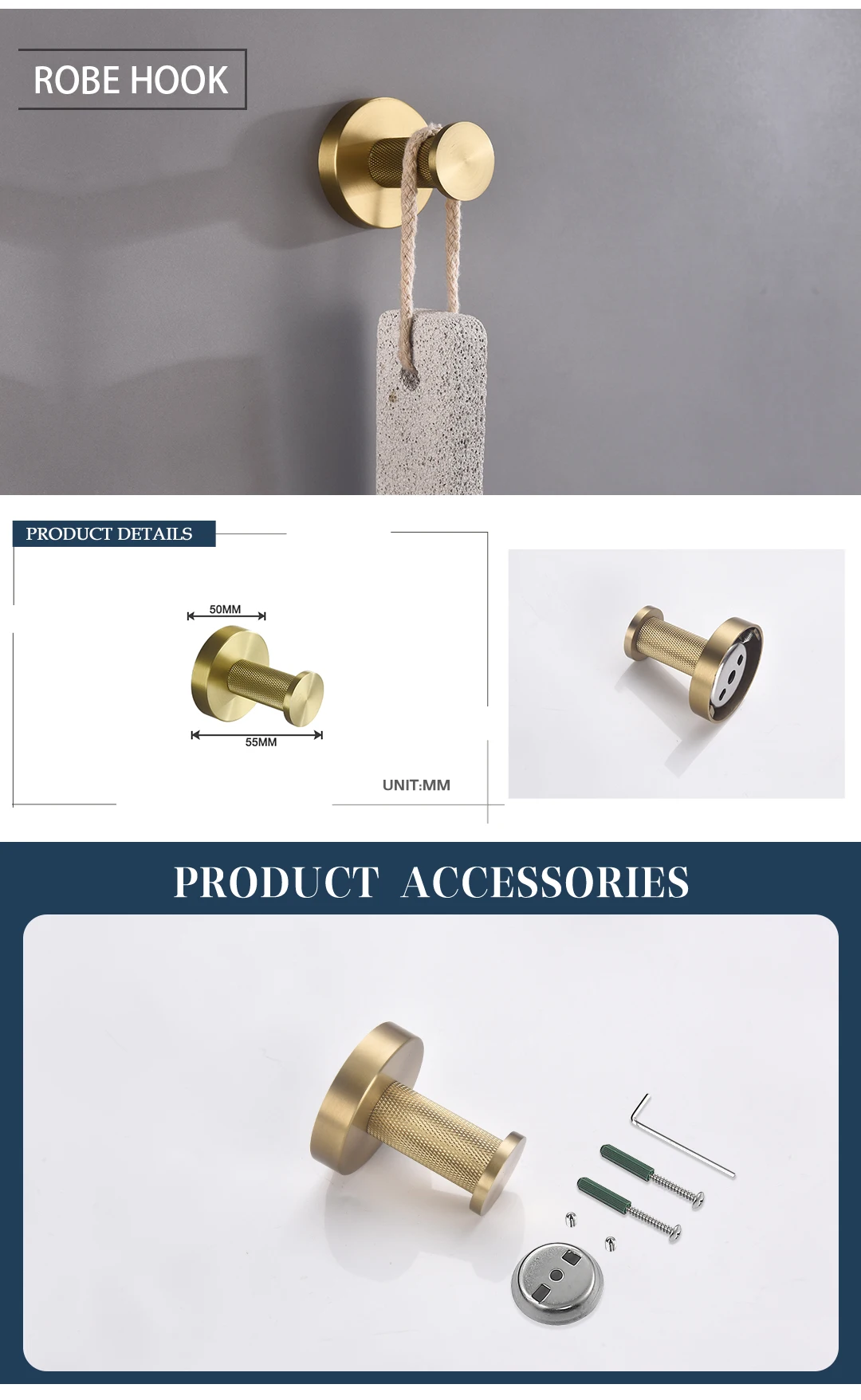 Robe Hook and Cup Holder
