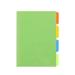 Versatile Refillable Notebook with Mixed Page Styles for School and Office Use (Divider 1 pack)