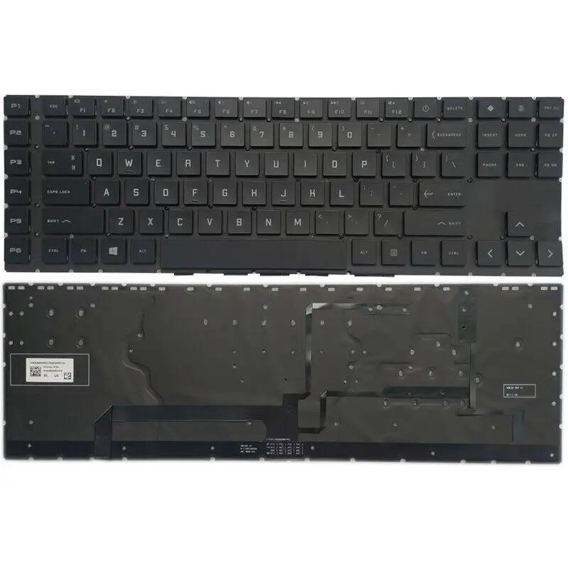 Teclado Retroiluminado Eua para hp Omen 17-ck 17-ck1020nr 17-ck1021nr 17-ck0372nr Novo