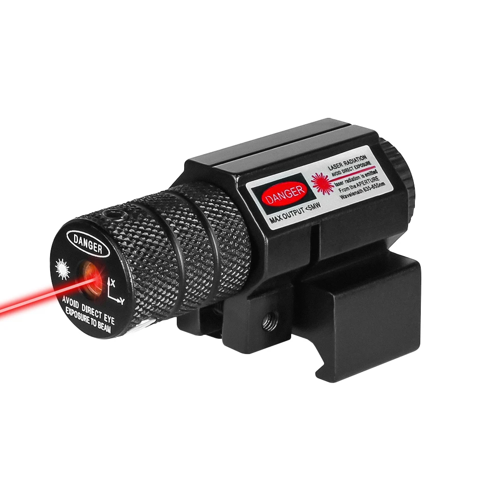 

Tactical Mini Red Dot Laser Sight for Picatinny and Rifle with 650nm Adjustable Picatinny/Weaver Mount