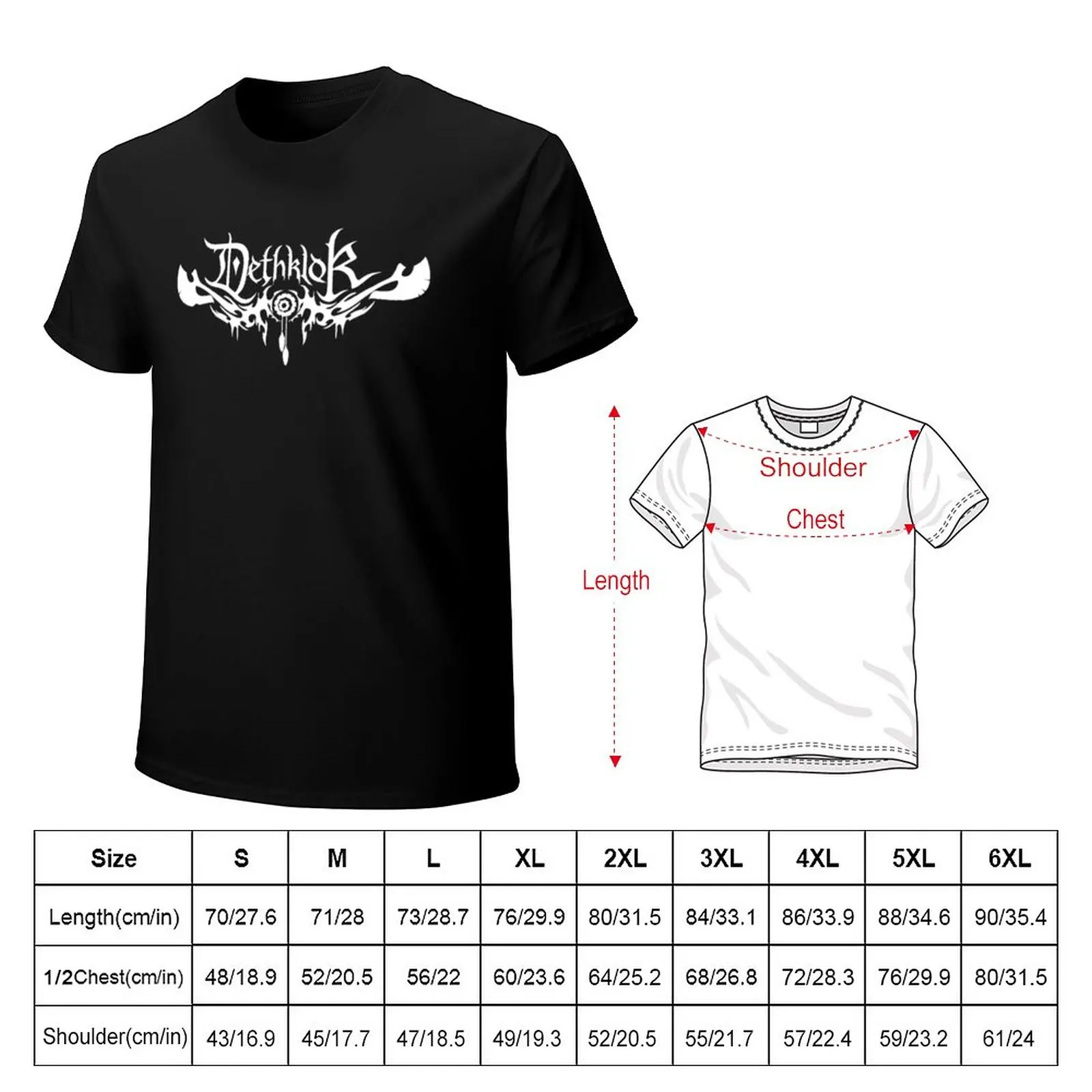 dethklok metal rock band best logo gajiumk T-Shirt plain hippie clothes Short sleeve tee plain black t shirts men