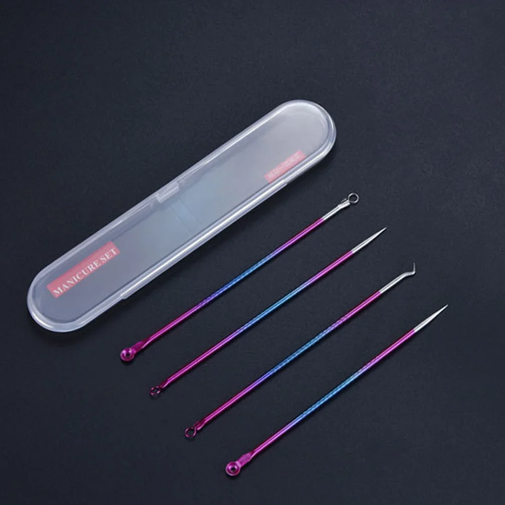 

Acne Needles Blackhead Removers Stainless Steel Blackhead Extractor Blackhead Removal Tools Acne Needles With Storage Box