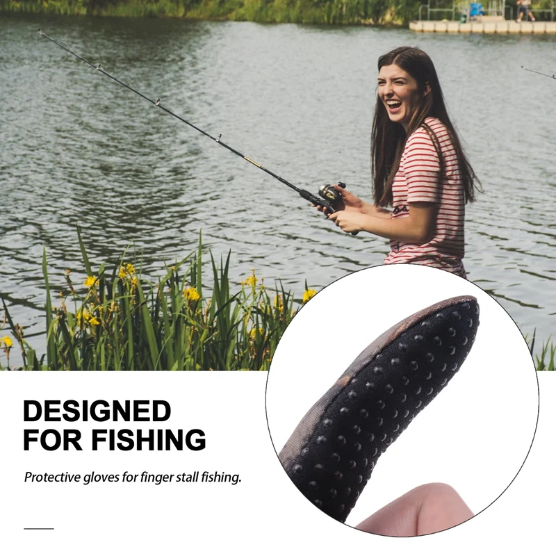 Fishing Gloves Casting Glove Finger Stall Protector Sea Fly Carp Fishing Camouflage