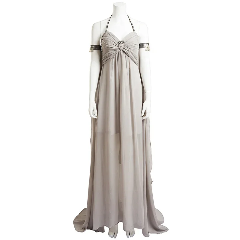 Game of Thrones Daenerys Targaryen White Gown Cosplay Costume