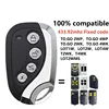 For TO.GO 2/4WK,2/4WP,T2/T4WK,LOT1W,LOT2W,LOT4,WLOT2WMS  433MHz  Garage Door Remote Control 433,92mhz Fixed Code 1