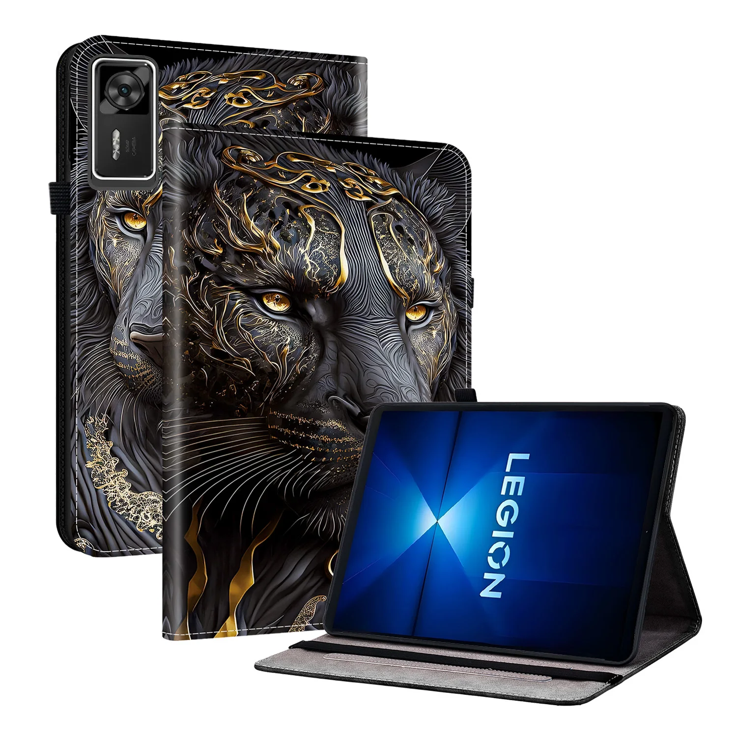 Premium Leather Tablet Cover - Sleek 11-12 Inch Universal Fit Cases