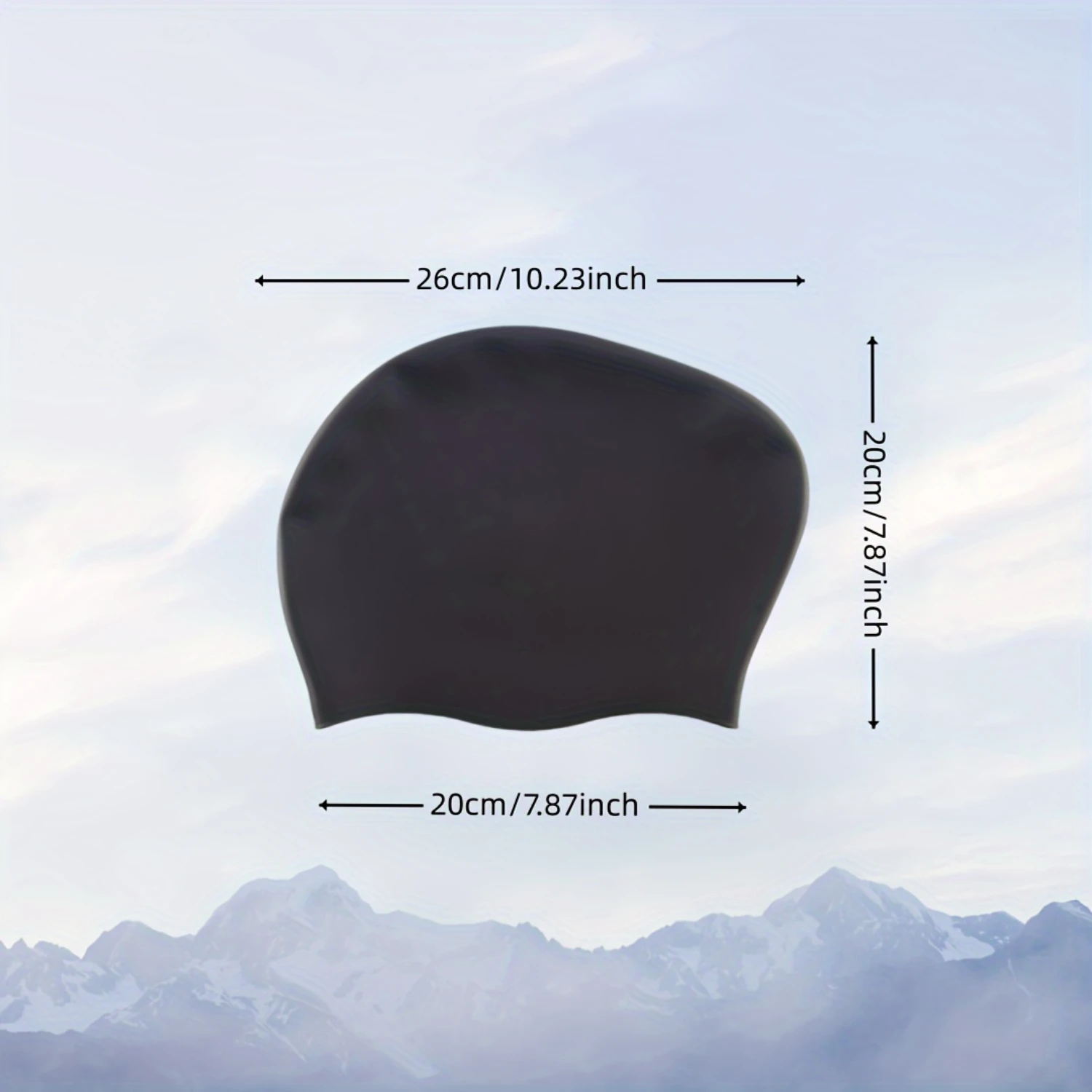 1pc Silicone Waterproof Swimming Hat, Long Hair & Ear Protection, Suitable for Swim- Title Expert