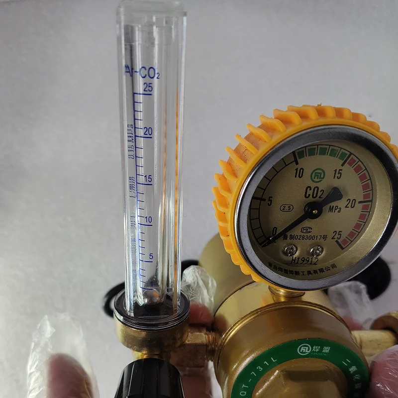 G5/8" 0-25Mpa Argon CO2 Mig Tig Flow Meter Gas Regulator Flowmeter Welding Weld Gauge Argon Regulator Pressure Reducer 5