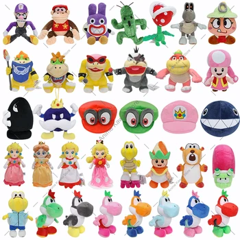 Game Mario Bros Plush Doll Wonder Shy Guy Ninji Birdo Bob-omb Piranha Plant Anime Figure Stuffed Toy Children Birthday Gifts