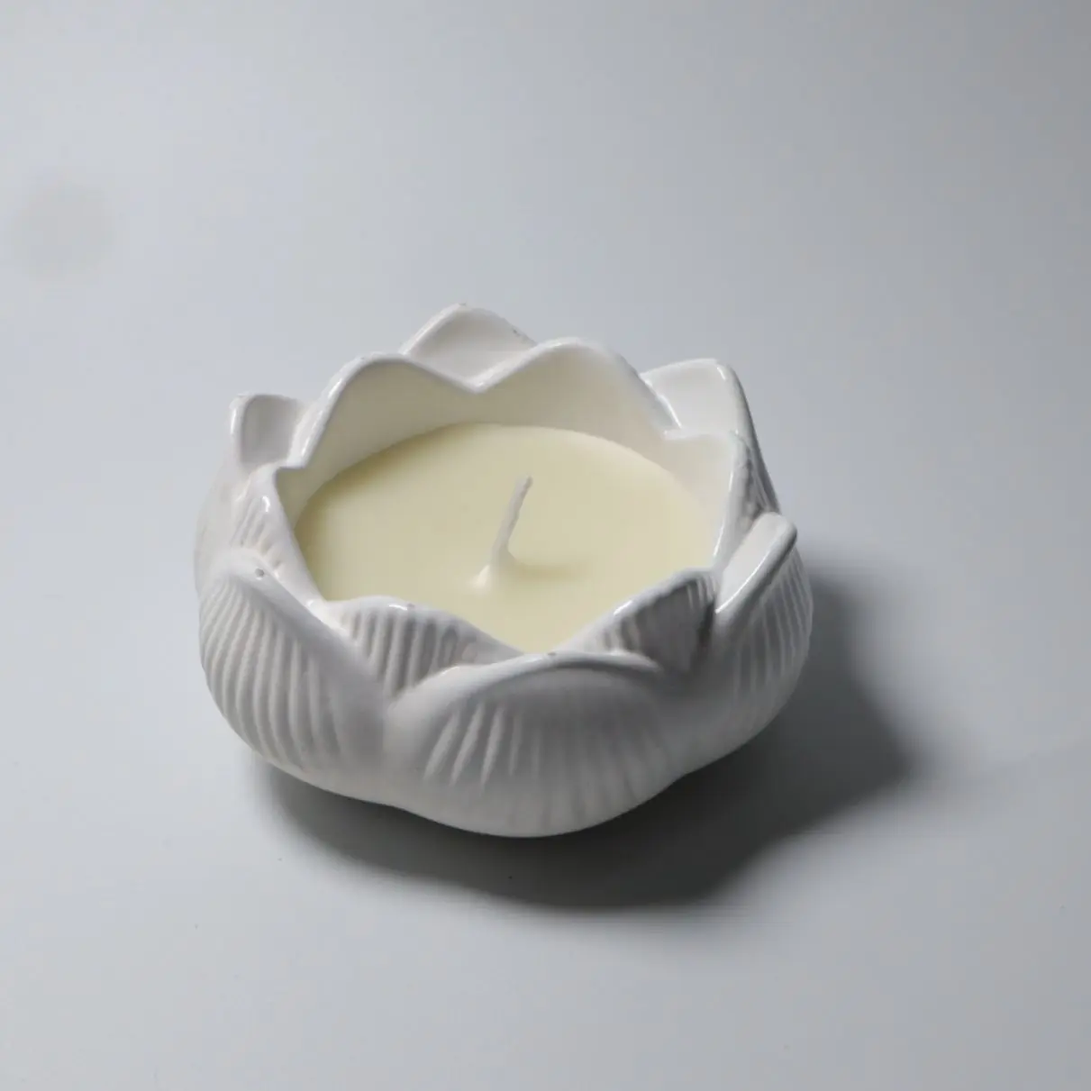 Lotus Silicone Candle Holder Mold DIY Gypsum Concrete Candlestick Storage Box Mould Succulent Flower Pot Home Decor