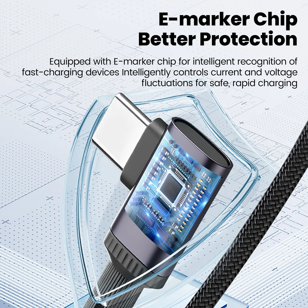 15/25/50cm 짧은 66W 고속 충전 타입 C 케이블 90 °   아이폰 15 16 17 화웨이 파워뱅크용 엘보우 USB C 타입 C 충전 케이블