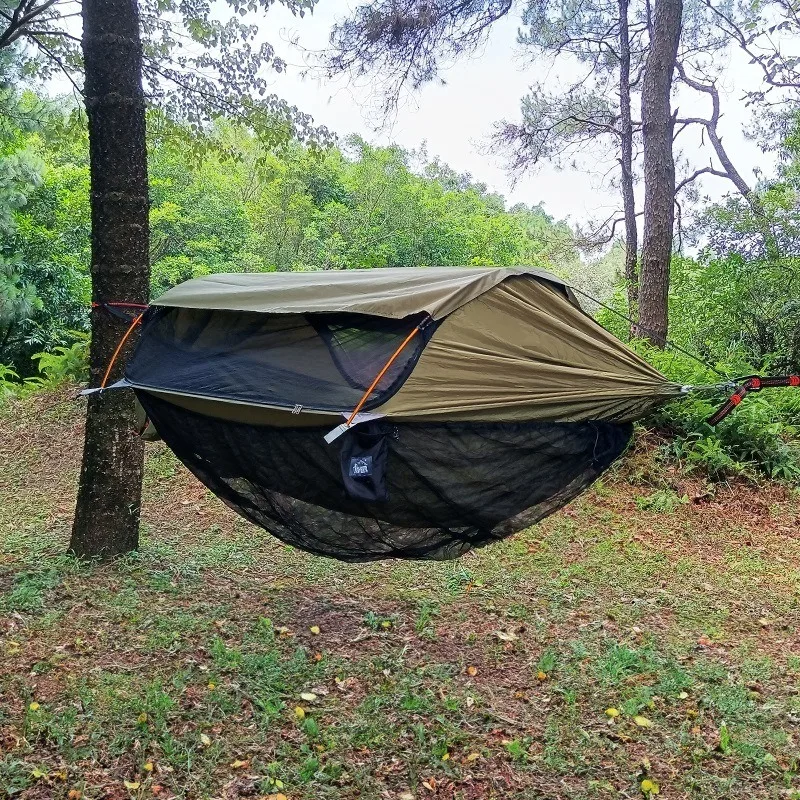 Traveler  hammock bottom mosquito cover outdoor hammock detachable mosquito net camping hammock quick opening mosquito net 2