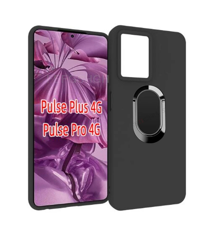 YQINHHME Cover per HMD Pulse Pro (6.65), Custodia per Telefono Ultrasottile Antiurto e Antigraffio, Morbido Silicone TPU Nero Protettiva Case per HMD Pulse Pro - Marmo