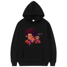 

Funny The Boondocks Huey and Riley Pattern Print Hoodie Men Women Oversized Fashion Harajuku Hoodies Tops Unisex Hooded Pullover
