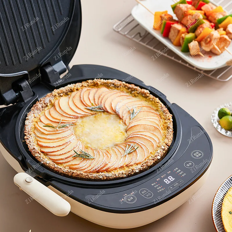 ~Electric Baking Pan Energy-Gathering Microcomputer Intelligent Dish Fire Power Big Fire Frying Oven electric pan 4