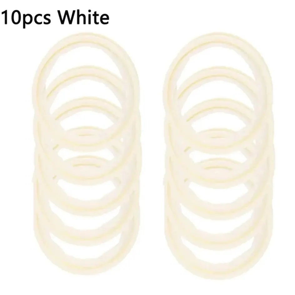 10PCS White