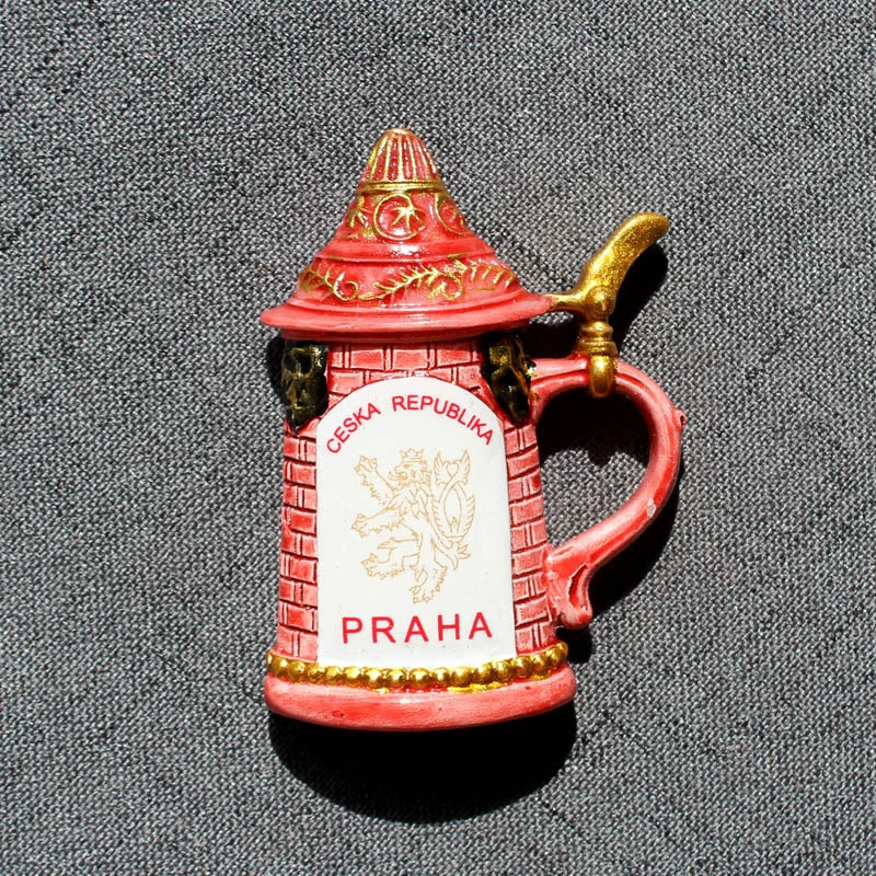 Czech Republic Magnetic Fridge Magnets 3d Resin Magnetic Refrigerator