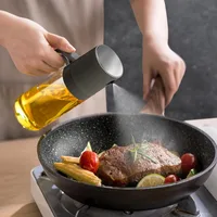 Pulvérisateur d'huile de 250ML, verre à haute teneur en Borosilicate sans BPA, pulvérisateur d'huile d'olive pour friteuse à Air, salade, barbecue, Gadget de cuisine 6