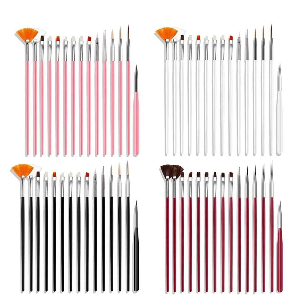 

15Pcs/Set Art Paint Brush Multi-functional Nylon Hair Watercolor Rod Pen Drawing Painting Tool School Supplies Stationery Gifts