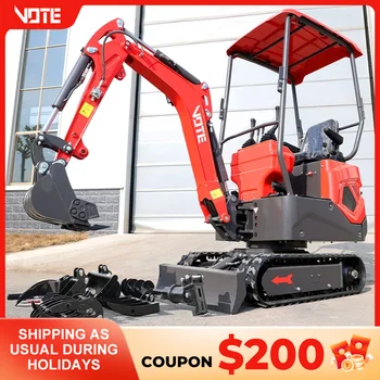 Factory Directly Sale 1 Ton Small Mini Excavator 1