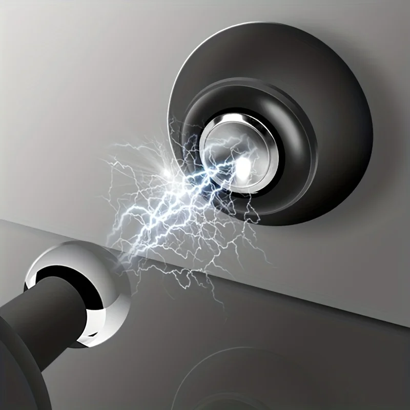 Magnetic Door Stopper Household Bedroom Free-punch Anti-collision Silicone Floor Stop
