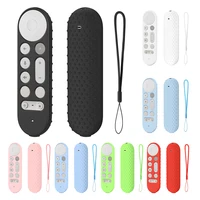 Silicone Remote Case Anti-Slip Protective Controller Sleeve Skin TV Remote Control Case Remote Cover for Google TV Streamer 4K 2