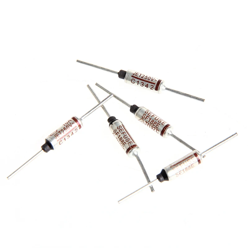 Temperature Mini Fuse 250 V10A Thermal Metal for Shell 192 Degree Temp Micro 5pc