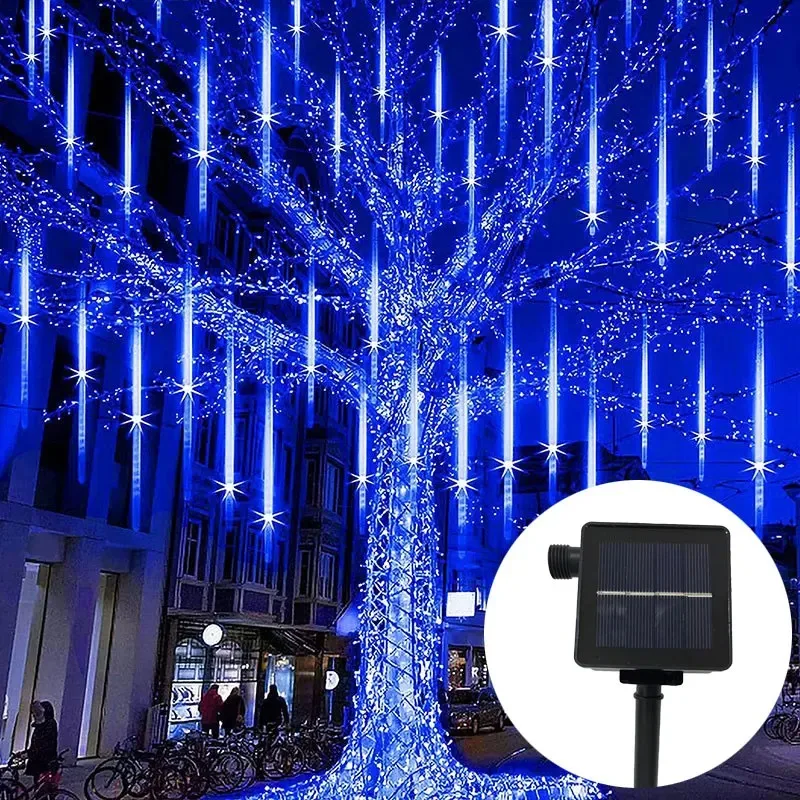 Description Picture 4 of itemOutdoor LED Solar Meteor Shower Light 8 Tubes Garlands for Wedding Garden Fairy String Lights 30/50CM Christmas Tree Decoration