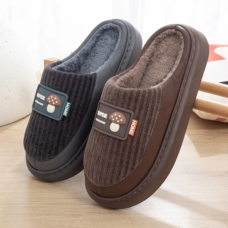 Women's Plush Home Slippers — size and design detail 13