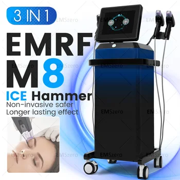 New Morpheus 8 RF Microneedle Machine Facial Skin Care Beauty With Cold Hammer 3 In 1 Wrinkle Remove Acne Treatment Device