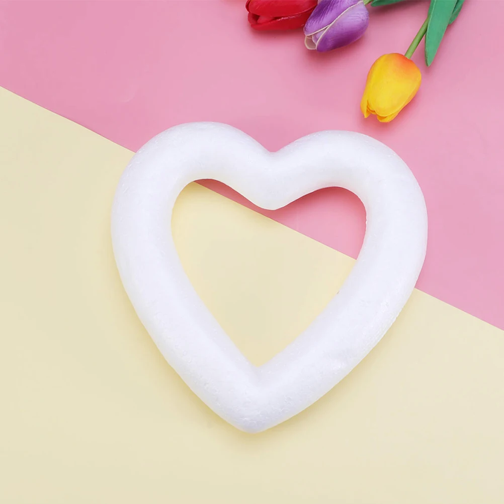 4.5 Inch Heart Shaped Foam Modelling Form Styrofoam 