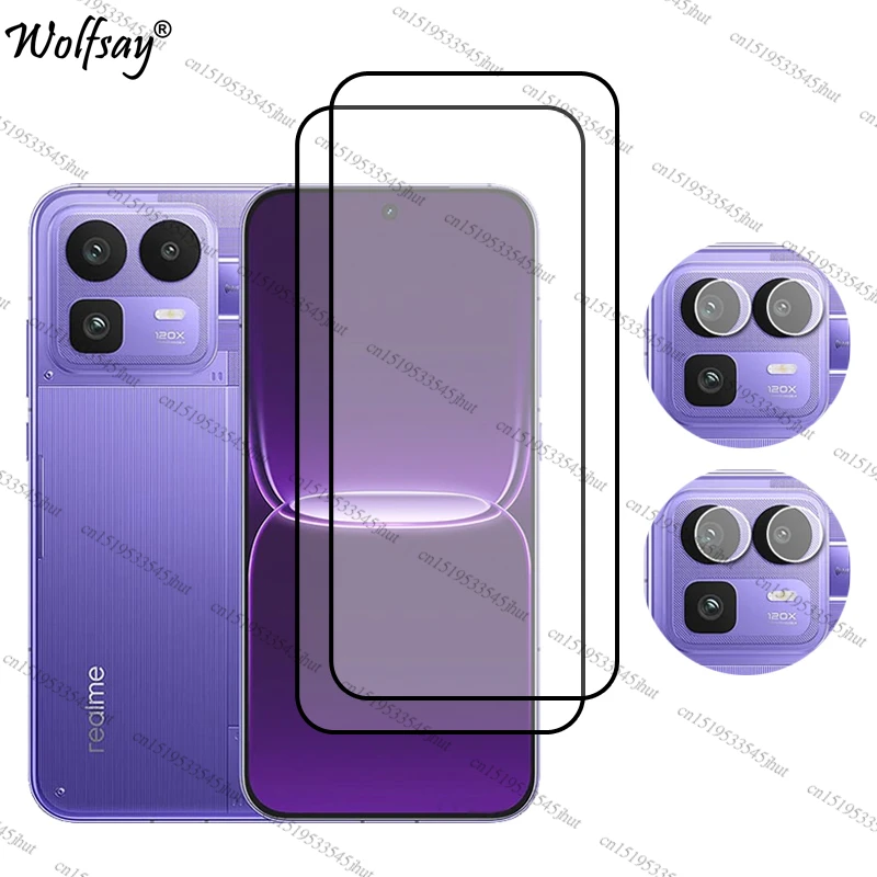 Premium Full Cover Tempered Glass Screen and Camera Lens Protector