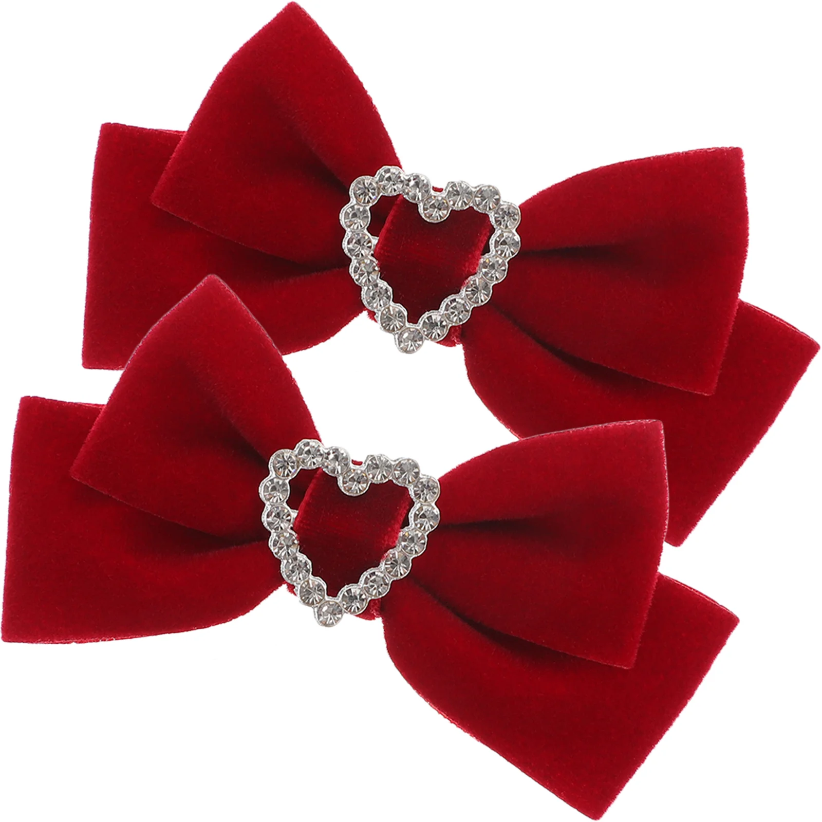 

Bow Hairpin Girls Clips for Kids Ages 8-12 Teen Headgear Bows and Accessories Velvet Baby