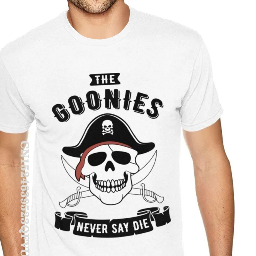 

Футболка мужская с принтом «гооны никогда не скажем Die», оверсайз топ с графическим принтом из аниме, хлопковая рубашка с круглым вырезом