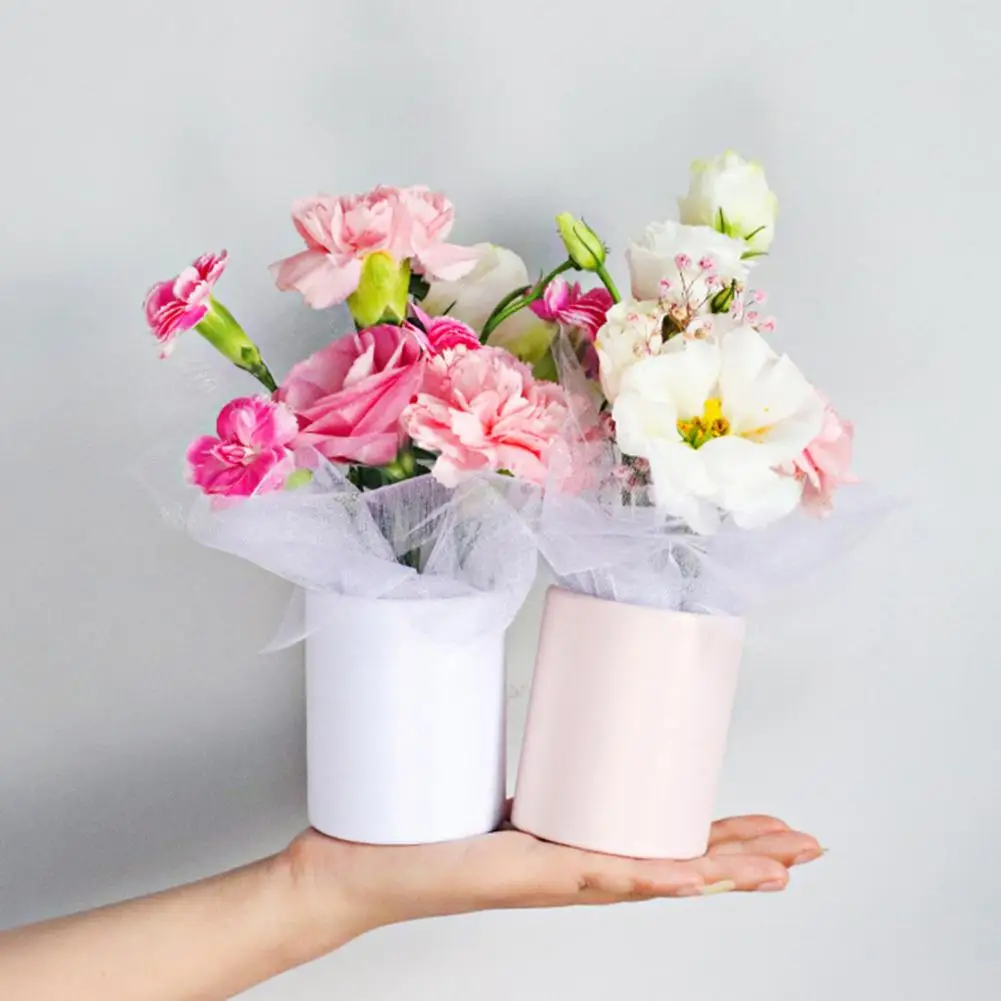 

Strong Round Gift Box Elegant Round Flower Packaging Box Set for Valentine's Day Wedding Diy Decoration 3pcs Floral for Romantic