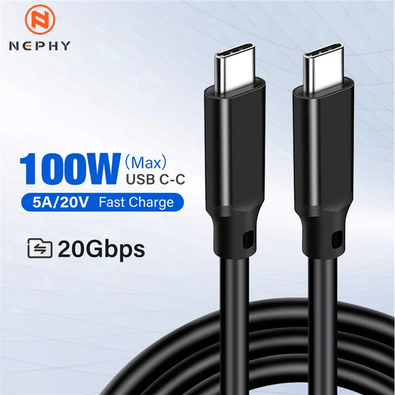 USB32Gen2TypeCCableforThunderbolt320GbpsUSBCDataSyncCord