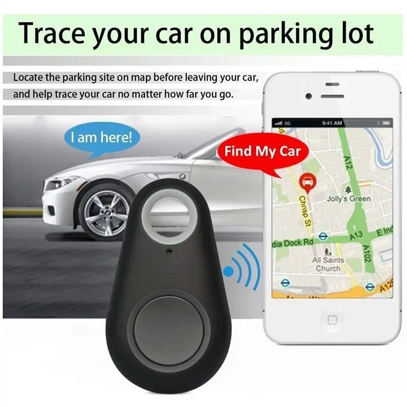 Mini GPS Tracker Car Locator Bluetooth Loss Prevention Alarm Device Pets Children Universal Positioning Tracker Car Accessories gps tracker car tracker bluetooth tracker