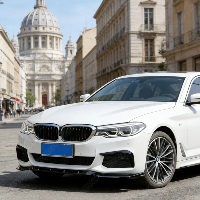 BMW 5시리즈 G30 G31 M-스포츠 2018 2019 2020 프론트 범퍼 스플리터 립 턱 스포일러 보호 키트 자동차 액세서리 자동차 부품