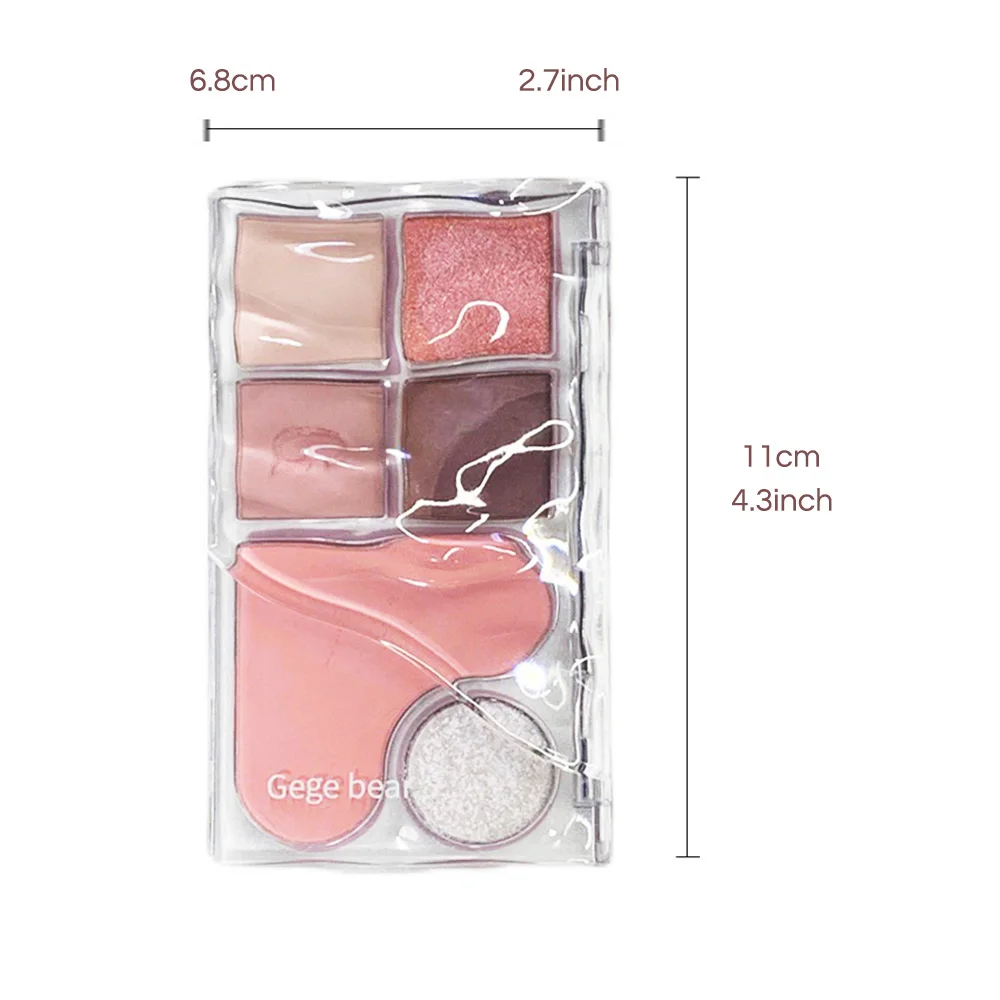Pinky Heart Gege Bear Eyeshadow Palette Image 6