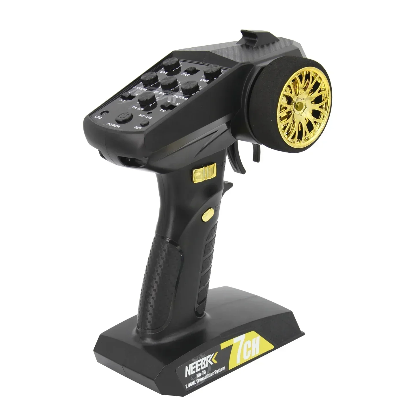 Récepteur inclus avec l'Émetteur Radio NB-7D 7CH 2.4Ghz, prêt à brancher sur votre voiture RC
