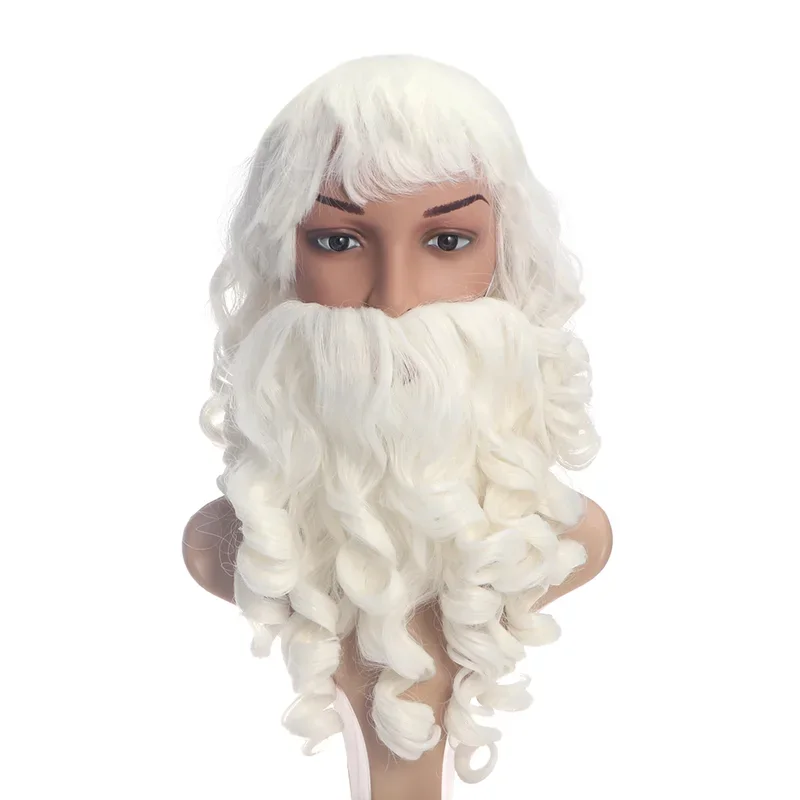 Santa Claus Beard Set Costume Santa Beard for Christmas Decoration
