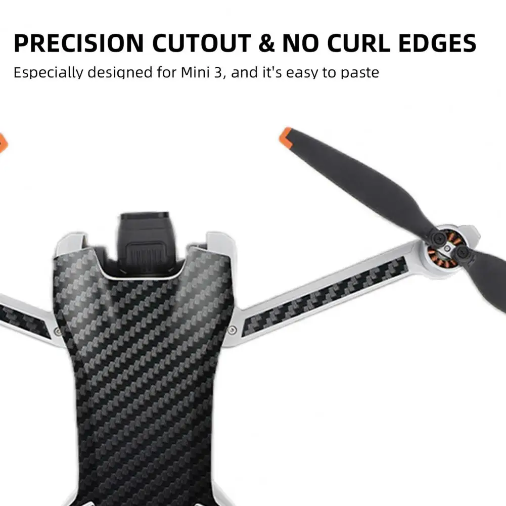 Drone Stickers Without Leaving Glue No Bubbles Effectively Protect The Body Drone Remote Control Sticker Accessory for DJI Mini3