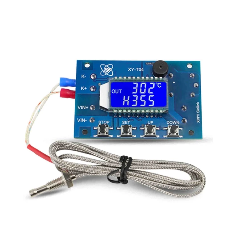 

T40 Digital Thermostat K-type Thermocouple High Temperature -99℃~999℃ AHS