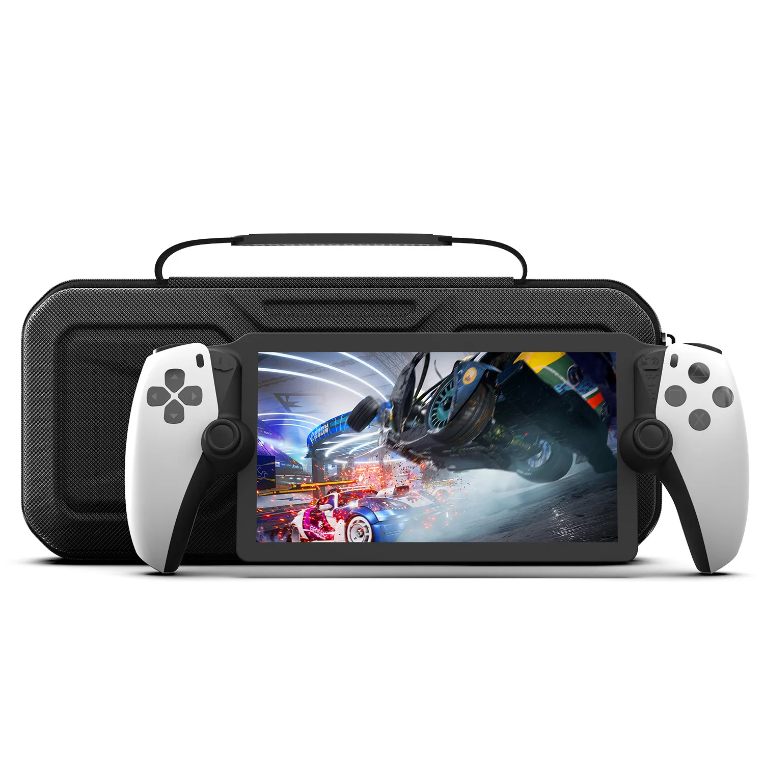 HOT PG-P5P13 Hard Shell Portable Travel Carry Handbag Full Protective Case Accessories for PlayStation Portal Remote Player